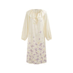 Butterfly & Blossom Collection  Lavender Long-Sleeve Nightgown