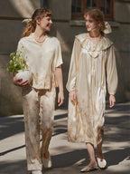Butterfly & Blossom Collection Amber Short-Sleeve Pajama Set