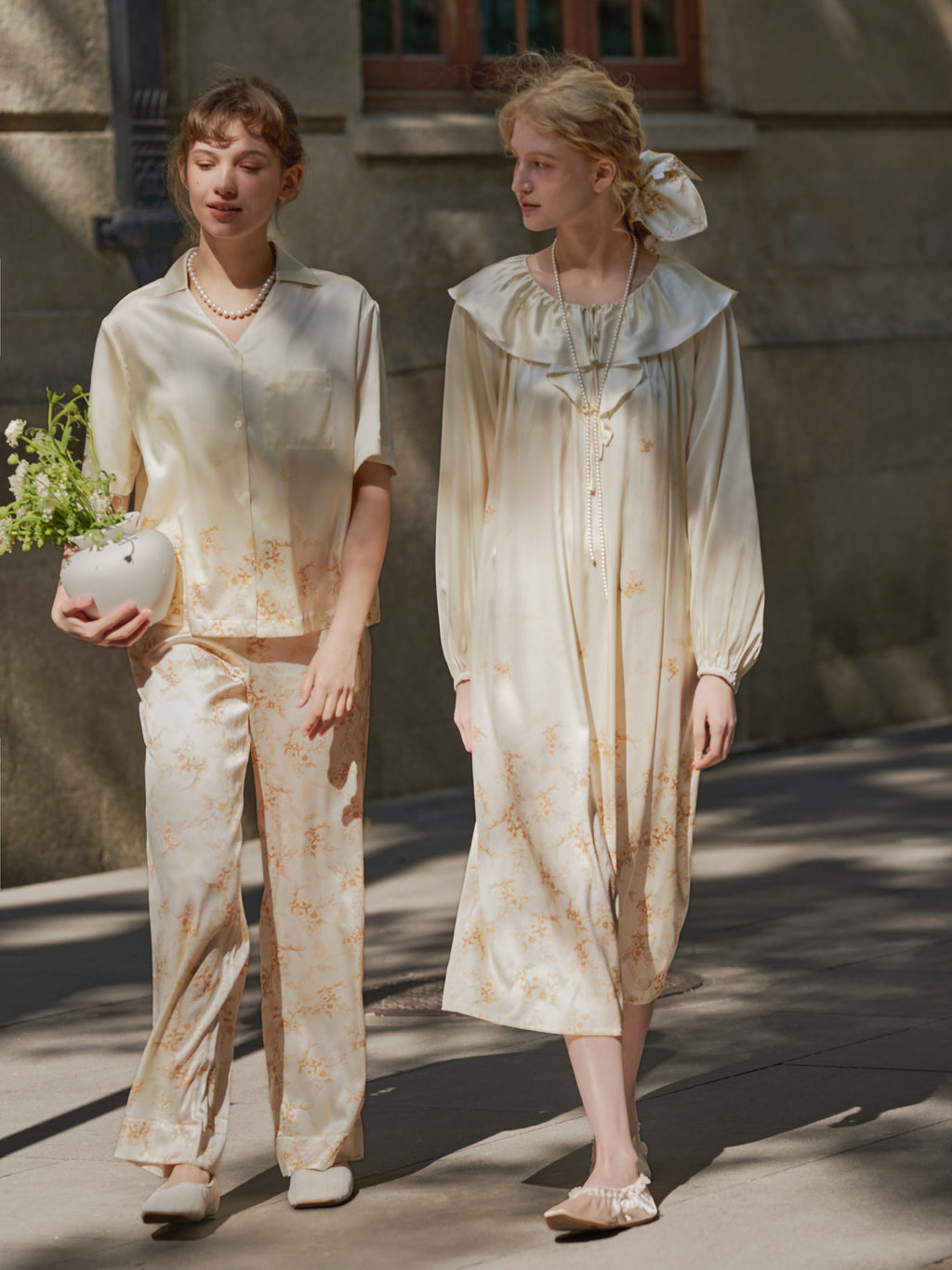 Butterfly & Blossom Collection Amber Short-Sleeve Pajama Set
