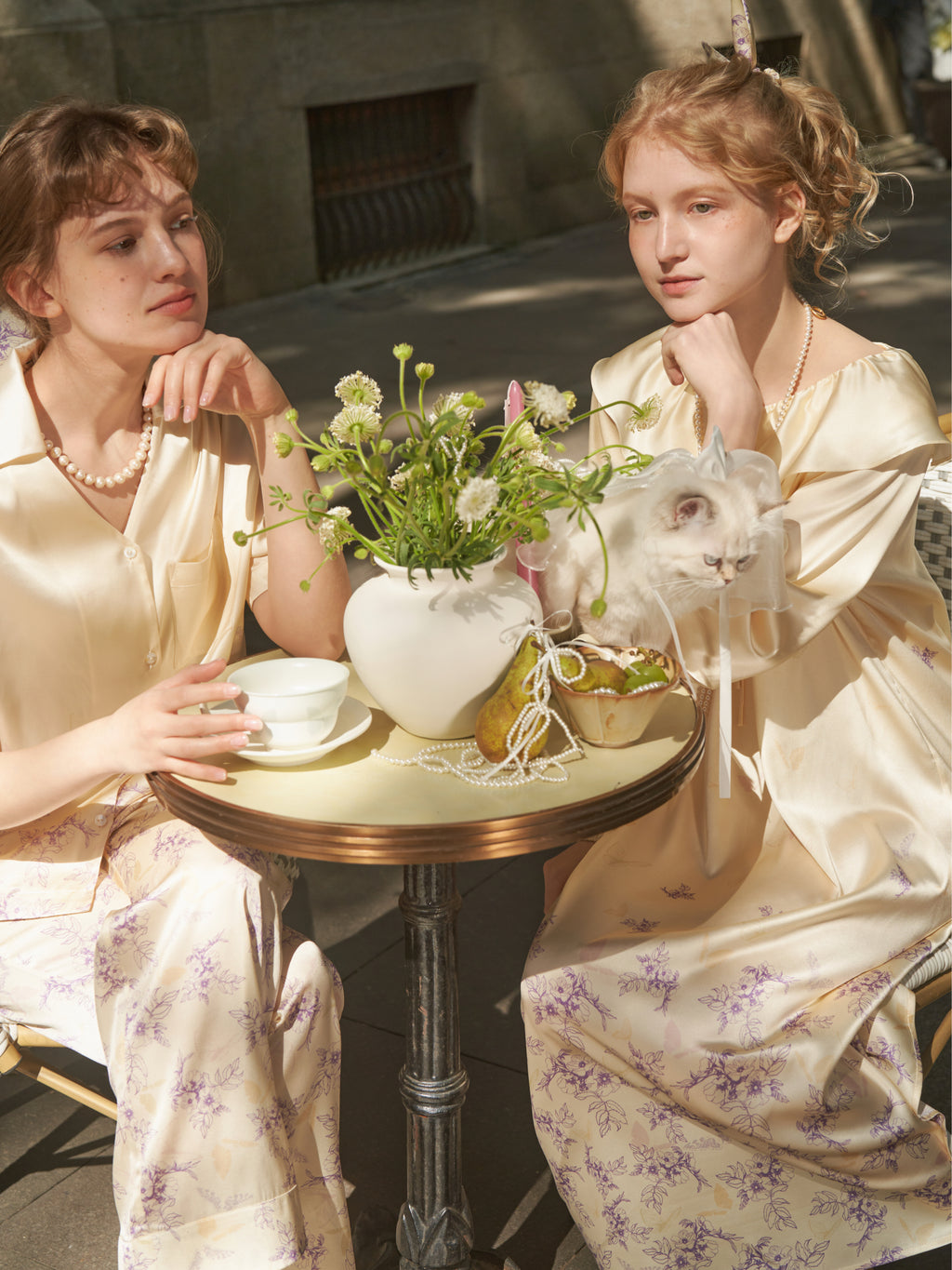 Butterfly & Blossom Collection  Lavender Long-Sleeve Nightgown