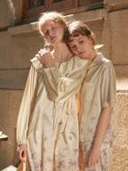 Butterfly & Blossom Collection  Lavender Long-Sleeve Nightgown