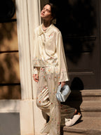 Rose Garden Collection｜Petal Collar Set-Cream