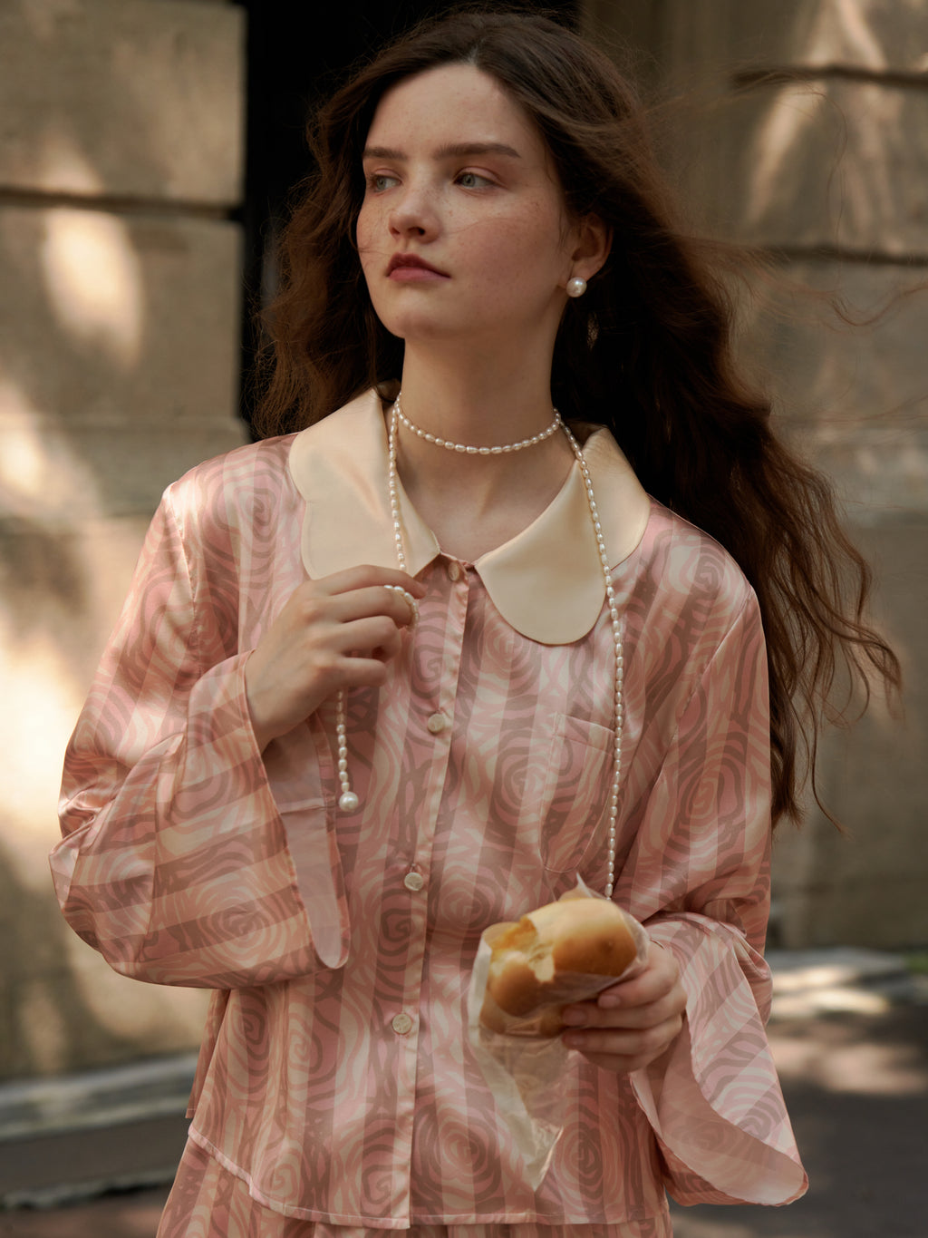 Rose Garden Collection｜Petal Collar Set-pink