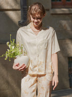 Butterfly & Blossom Collection Amber Short-Sleeve Pajama Set