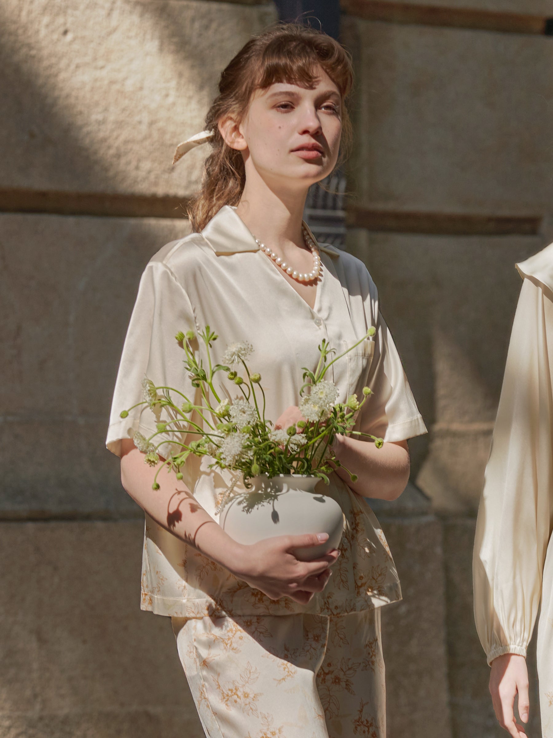 Butterfly & Blossom Collection Amber Short-Sleeve Pajama Set