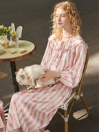 Butterfly & Blossom Collection Pink Butterfly Stripe Nightgown