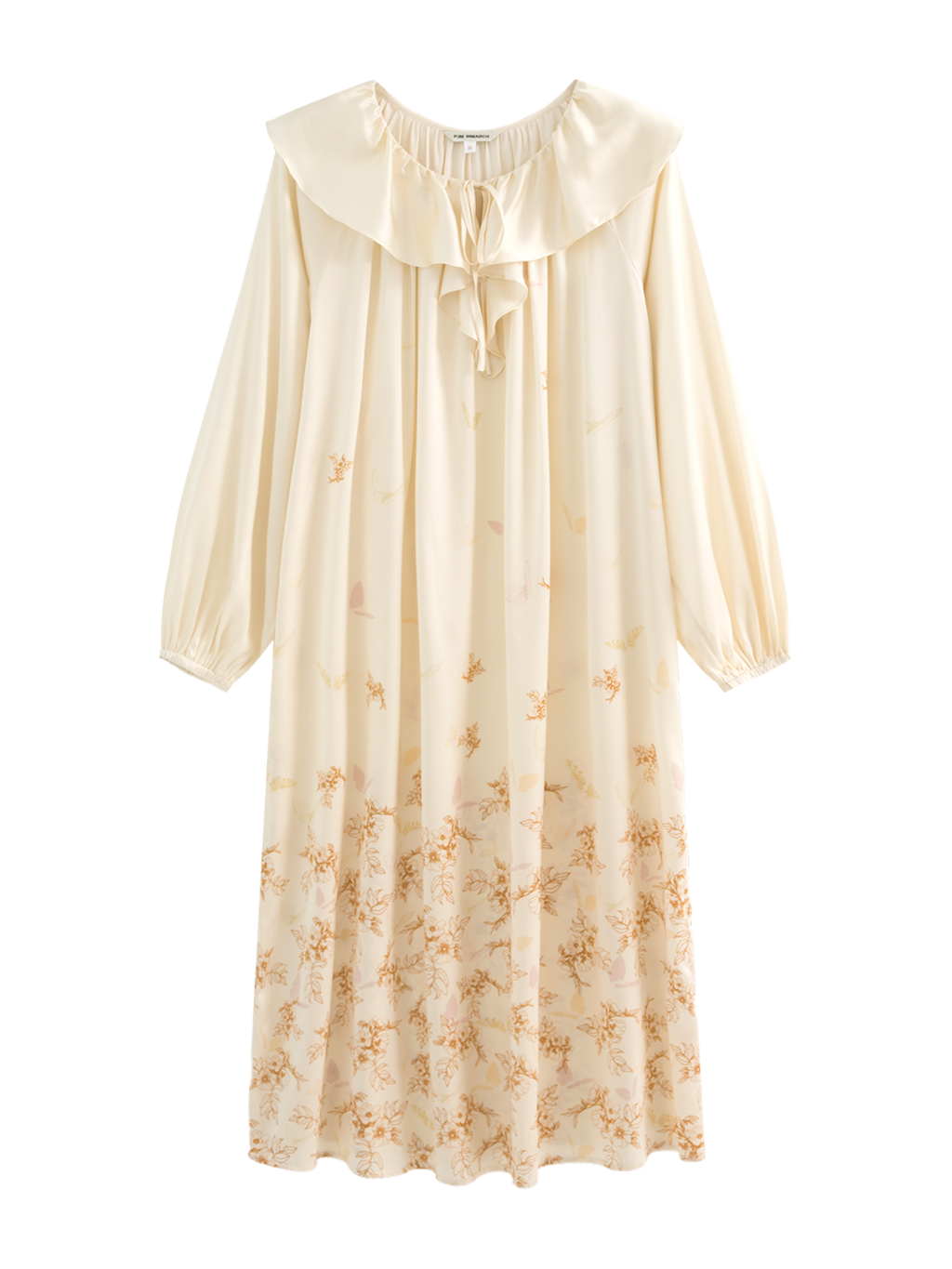 Butterfly & Blossom Collection Amber Long-Sleeve Nightgown