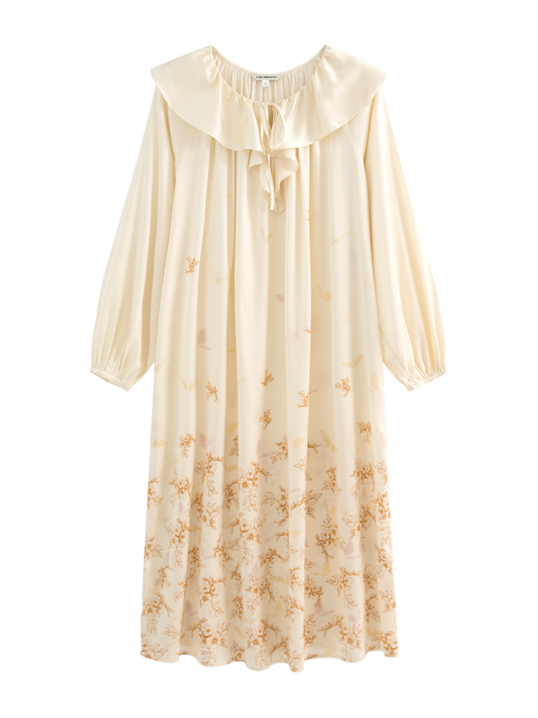 Butterfly & Blossom Collection Amber Long-Sleeve Nightgown