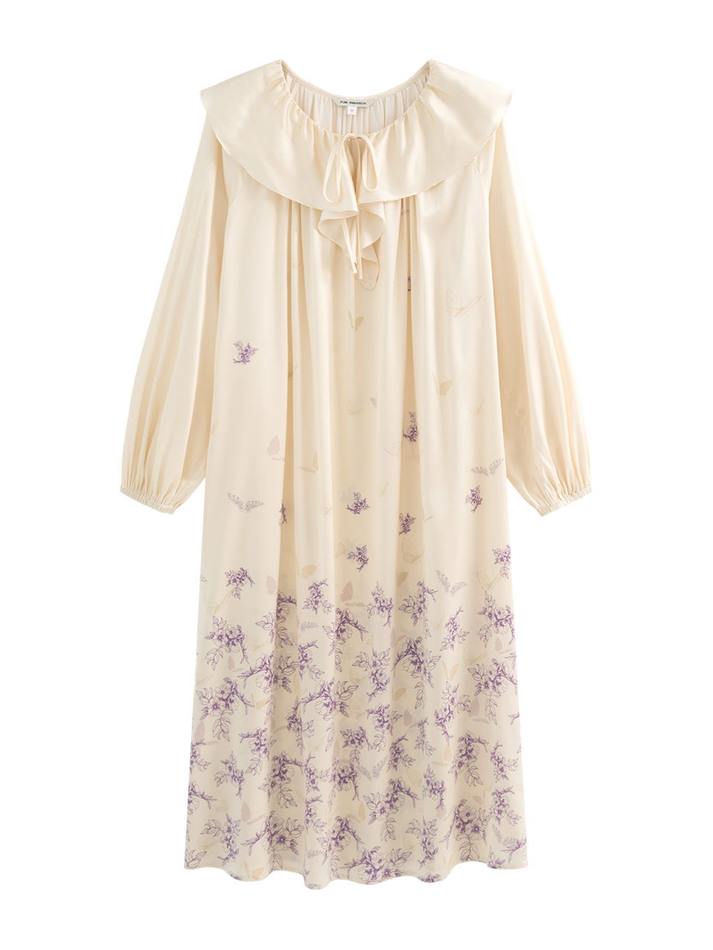 Butterfly & Blossom Collection  Lavender Long-Sleeve Nightgown