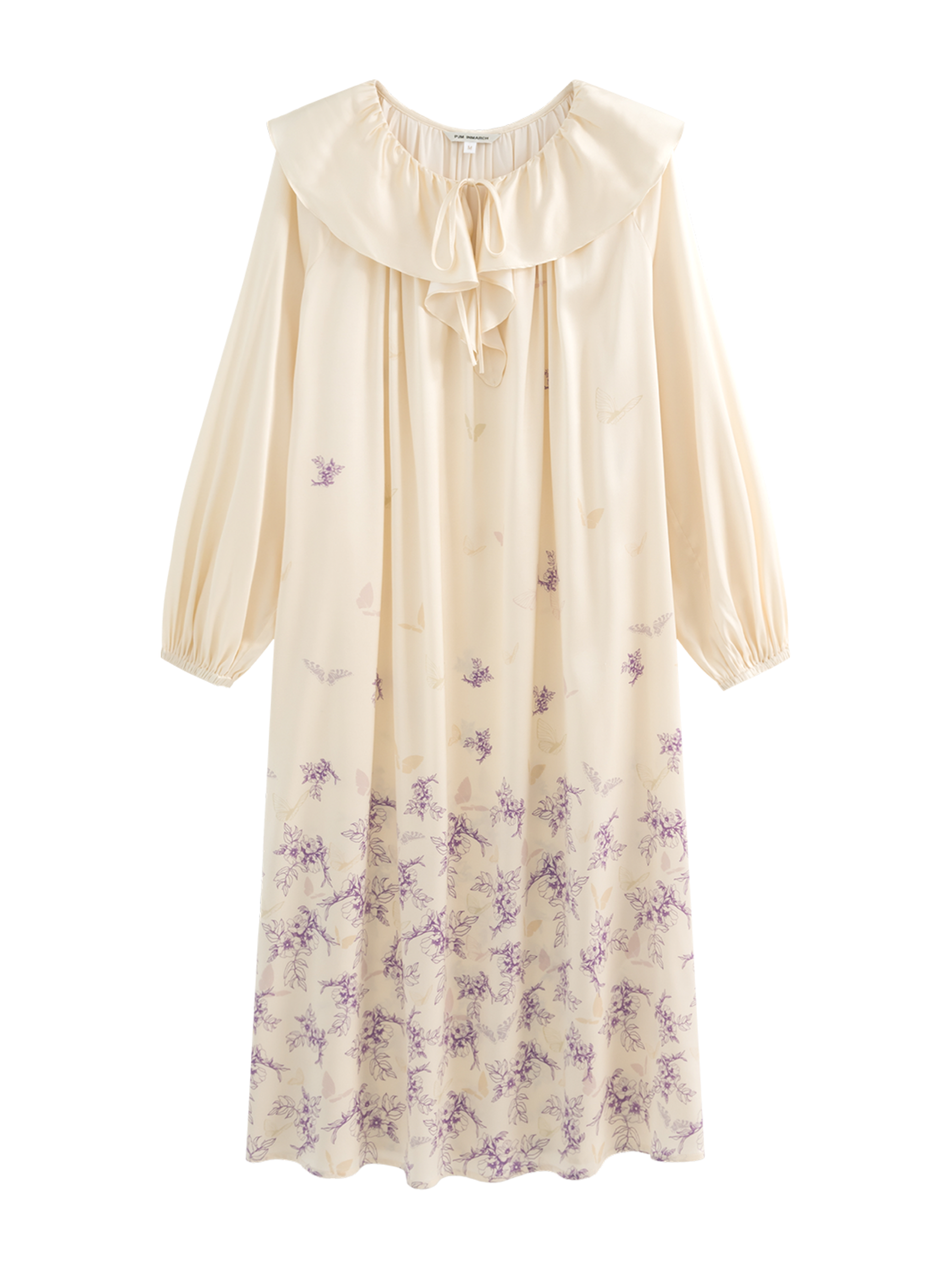 Butterfly & Blossom Collection  Lavender Long-Sleeve Nightgown