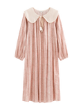 Rose Garden Collection｜Peter Pan Collar Dress-Pink