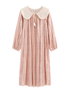Rose Garden Collection｜Peter Pan Collar Dress-Pink