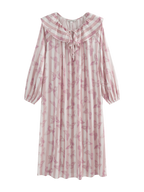Butterfly & Blossom Collection Pink Butterfly Stripe Nightgown