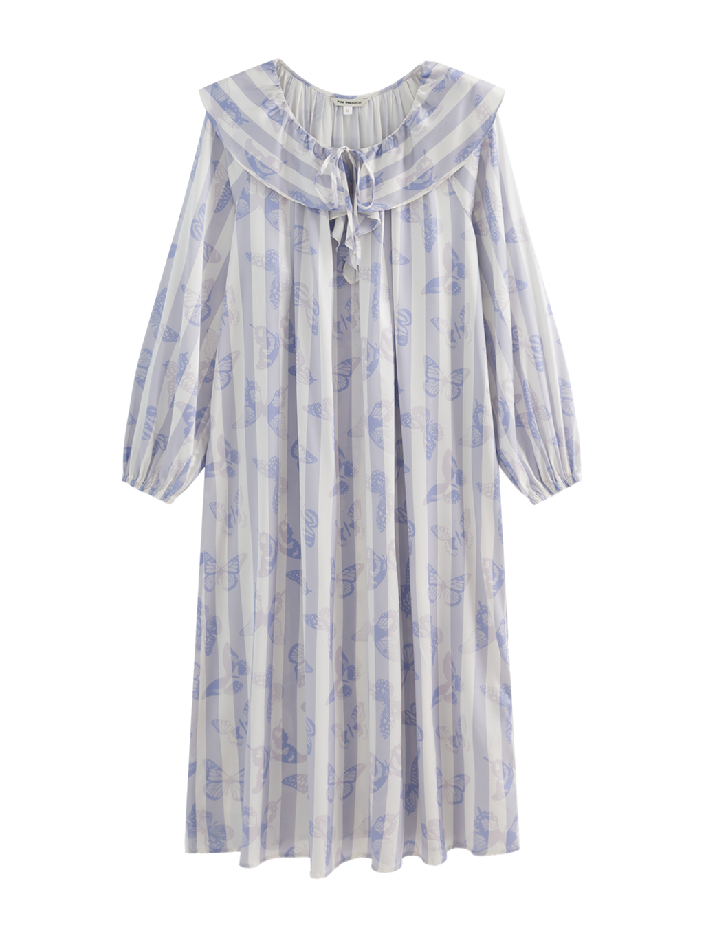 Butterfly & Blossom Collection Purple Butterfly Stripe Nightgown