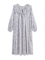 Butterfly & Blossom Collection Purple Butterfly Stripe Nightgown