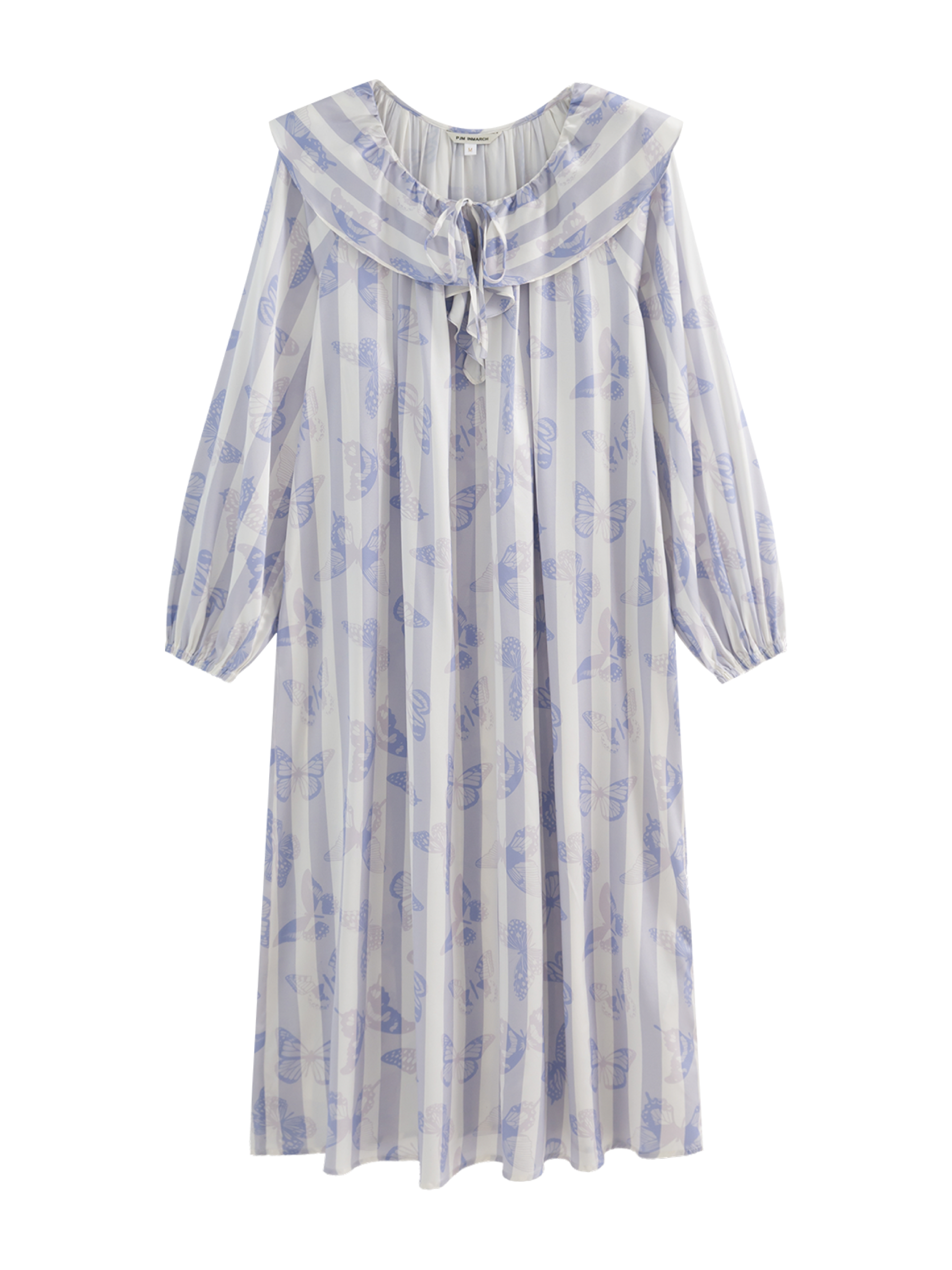 Butterfly & Blossom Collection Purple Butterfly Stripe Nightgown