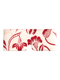 Large Silk Sleep Mask with Inner Pocket for Heat Patches-Blooming Red