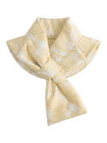 Slik Scarf  With Back Pocket for Heat Patches-Butter Yellow Iris