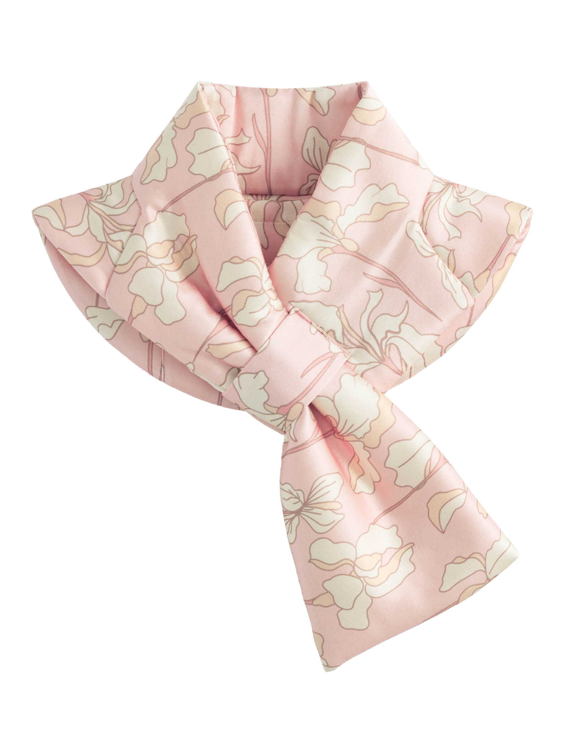 Slik Scarf  With Back Pocket for Heat Patches- Pink Iris