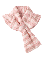 Slik Scarf  With Back Pocket for Heat Patches-Pink rose